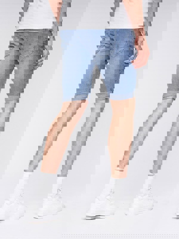 Henleys Flex Denim Shorts Light Wash