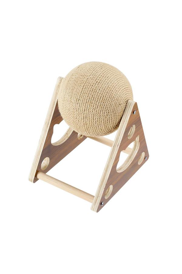 Living and Home Natural Sisal Cat Ball Catching Pet Toy