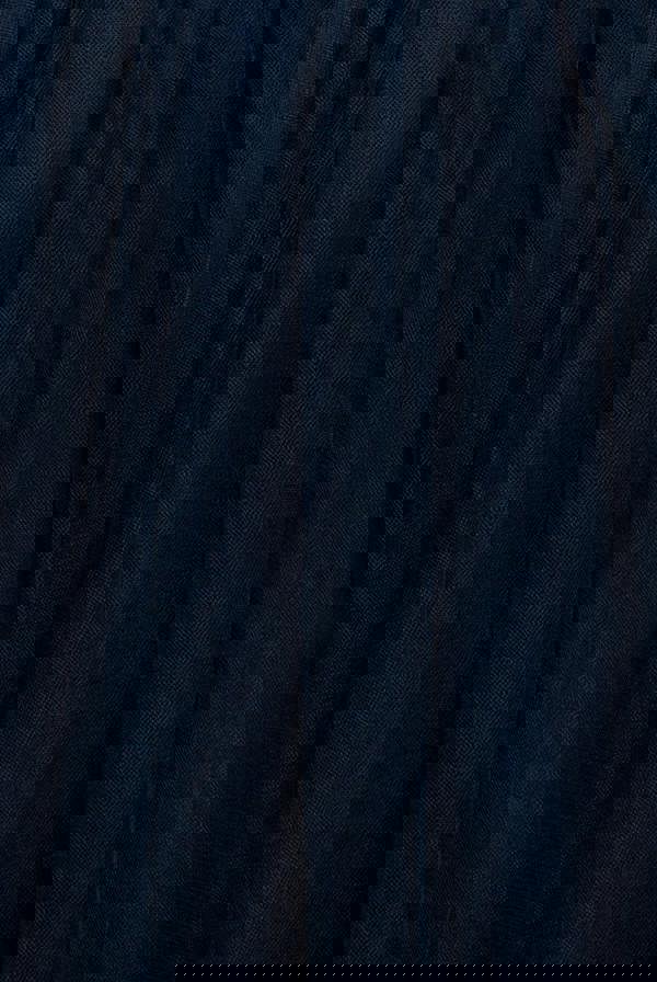 Embroidered Mesh Maxi Dress - Navy DR3584