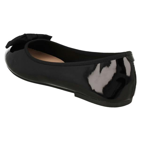 Spot On Ladies Spot On Flat Comfort Wide Ballerina Shoes F80588