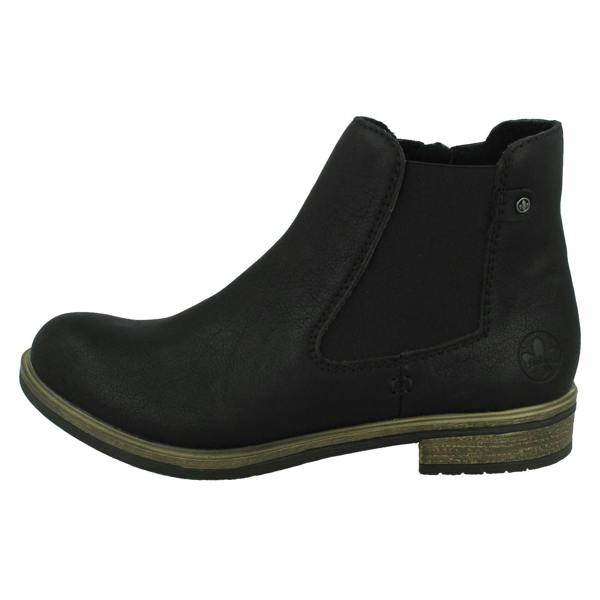 Rieker Ladies Rieker Elasticated Gusset Panel Chelsea Boots 72254