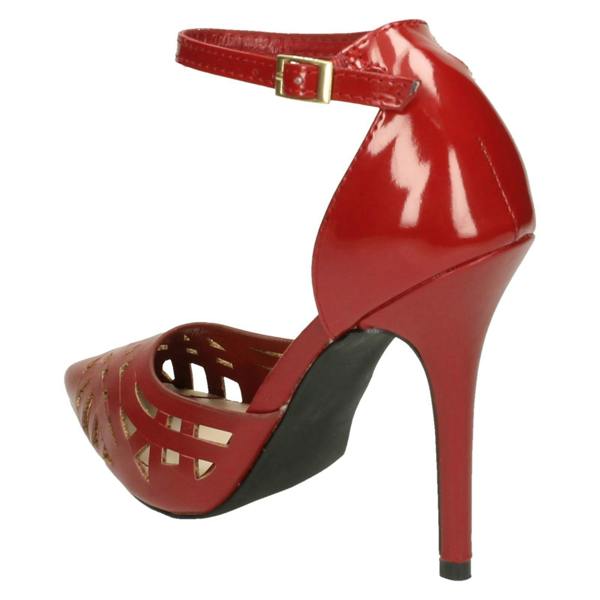 Anne Michelle Ladies Anne Michelle Ankle Strap Court Shoes