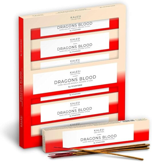 Kalesi Collection Dragons Blood Incense Sticks Pack of 6