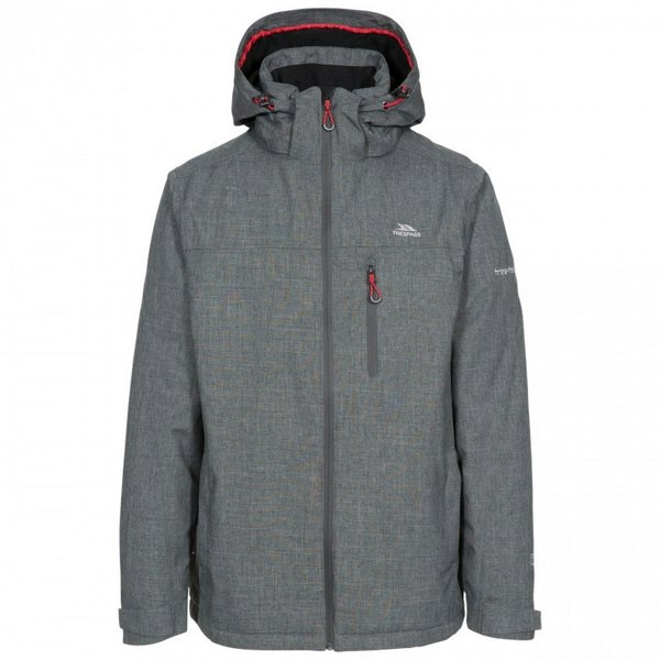 Trespass Mens Fyfinn Padded Waterproof Jacket - Dark Grey