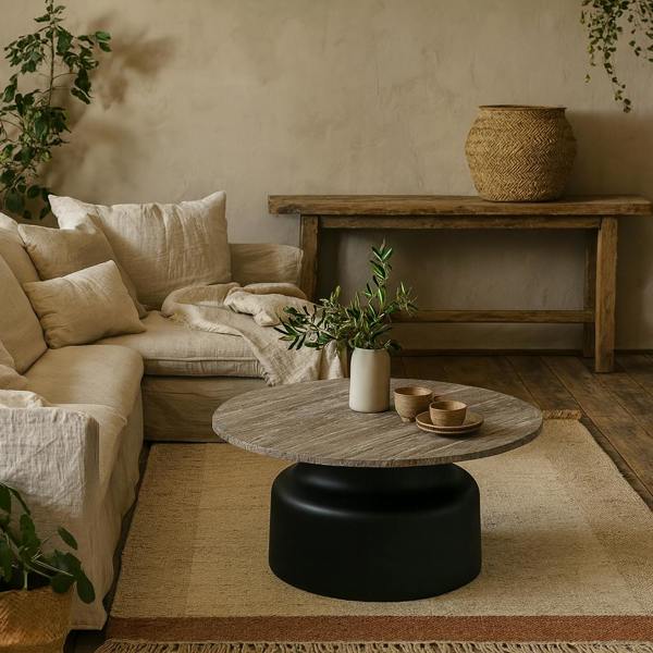 Wyld Haus Les Orangers Round Coffee Table