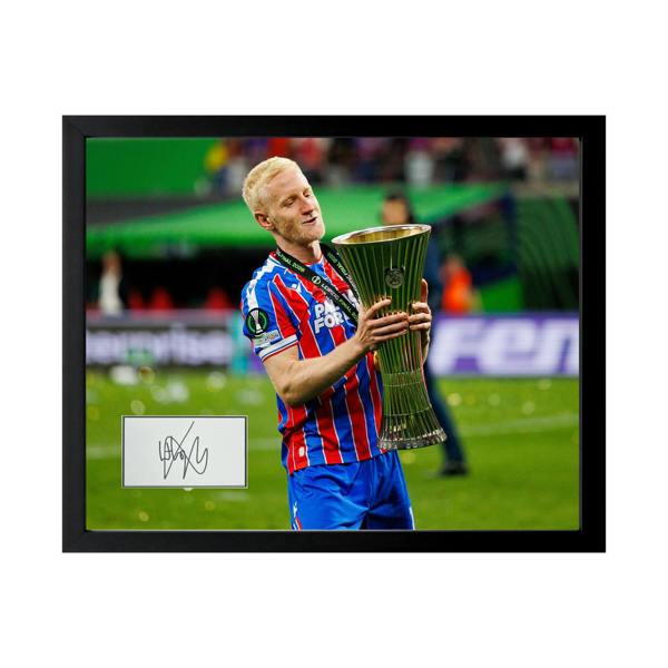Will Hughes Signed Crystal Palace Cut Deluxe Mount Frame