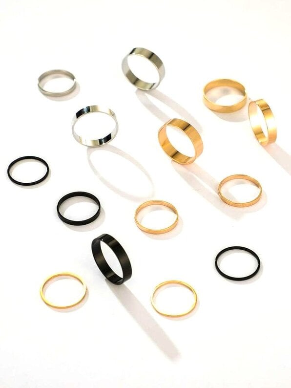 The Colourful Aura Multi Size Stackable Rings | The Colourful Aura