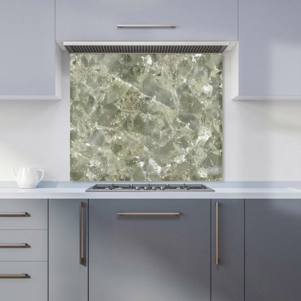 Warren Reed - Designer Sage Green Quartz Effect Kitchen Splashback