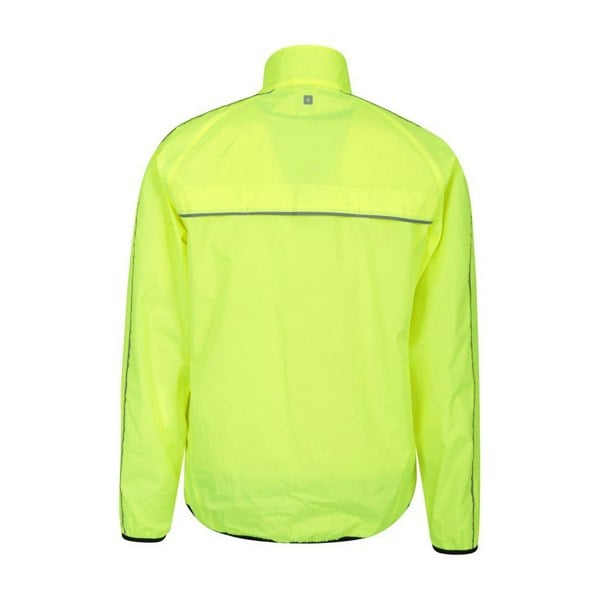 Mountain Warehouse Mens Force Reflective Water Resistant Jacket - Yellow