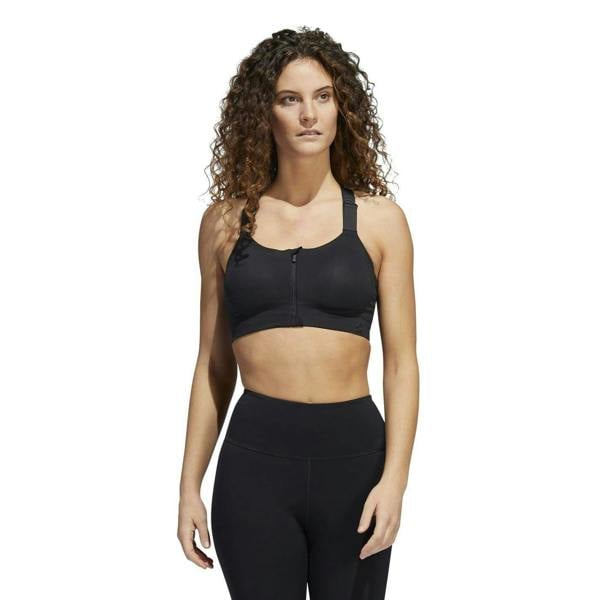 Adidas Womens/Ladies TLRD Impact Sports Bra - Black/White - 