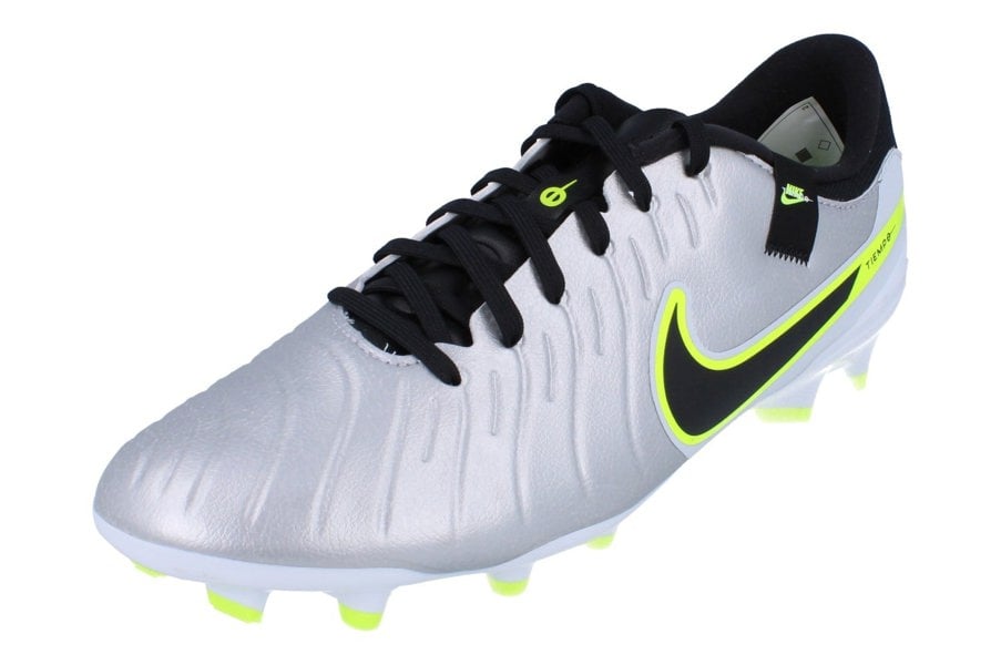 Nike Legend 10 Academy Fg/Mg Mens Football Boots Dv4337  001 - Metallic Silver Volt 001 - Photo 0