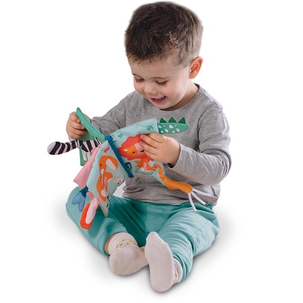SES Creative Sensory animal tails cloth book