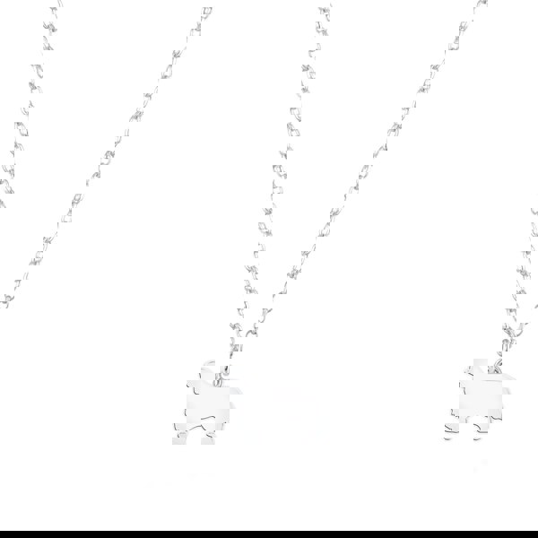 King Charles Spaniel Silhouette Silver Necklace - Personalised - MYLEE London