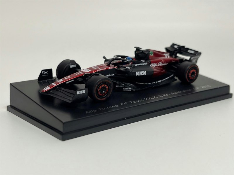 Sparky Valtteri Bottas Alfa Romeo F1 Team Kick C43 Australian GP 2023 1:64 Sparky Y281