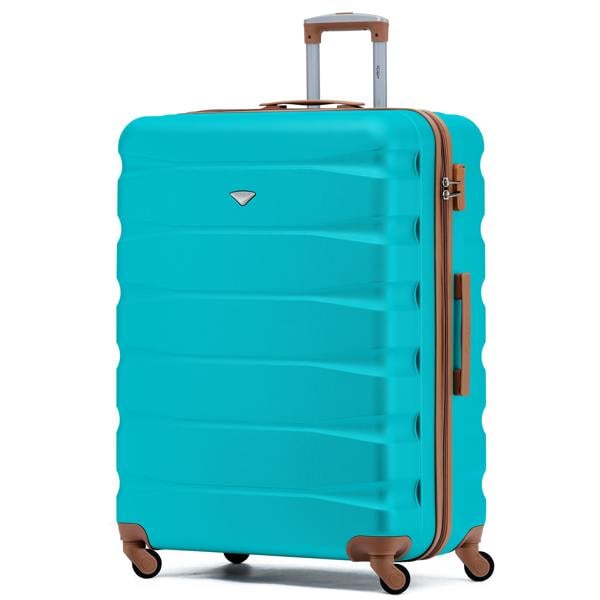 Flight Knight 29" Large Suitcase Check-in Hold Luggage Hard Shell 4 Wheels TSA Lock