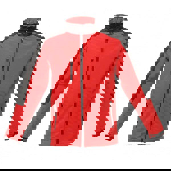 Regatta Professional Mens Hydroforce 3-layer Membrane Waterproof Breathable Softshell Jackets - Classic Red/Black