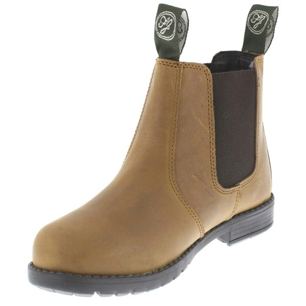 Frank James Ascot Rider Leather Chelsea Boots