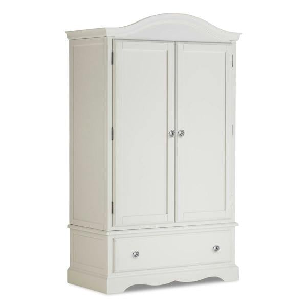 Statement Furniture Romance French Double Wardrobe With Drawer and Crystal Handles