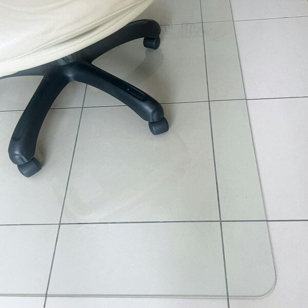 Marvelux Tempered Glass Chair Mat for All Carpet Thicknesses & Hard Floors