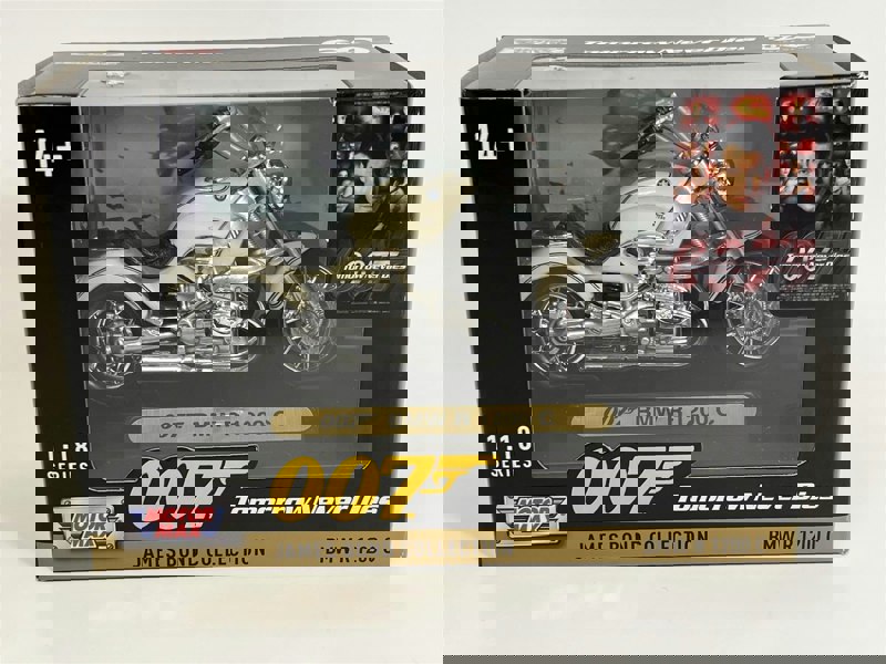 Motormax 007 James Bond Tomorrow Never Dies BMW R 1200 C Motorbike 1:18 Motormax 79845