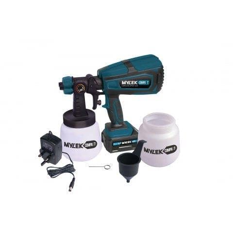MYLEK Cordless Paint Sprayer Li-ion 20V Indoor & Outdoor