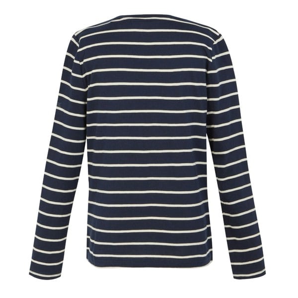 Regatta Women's Federica II Stripe Long-Sleeved T-Shirt - Navy/Light Vanilla