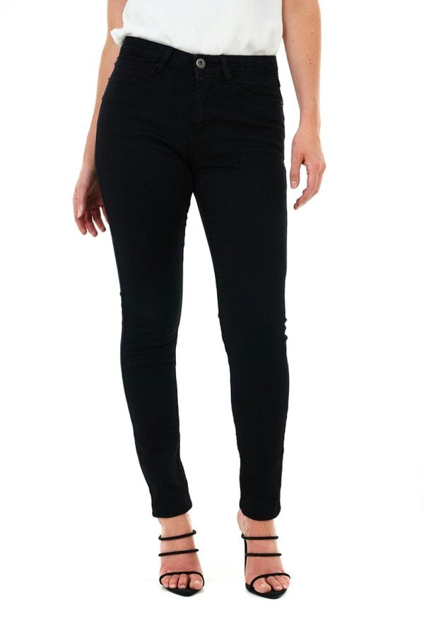 Smart Living Set of 2 Ladies 5 Pocket Skinny Jeans - Black