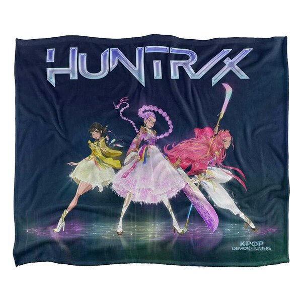 K-Pop Demon Hunters Honmoon Protectors Huntr/X Blanket - Multicoloured