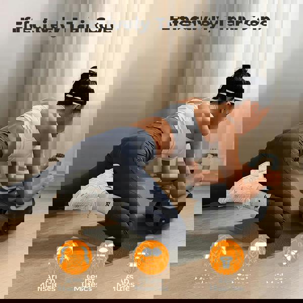 Centra Healty Belly Wheel AB Roller 4 Wheel with Elbow Support Automatic Rebound