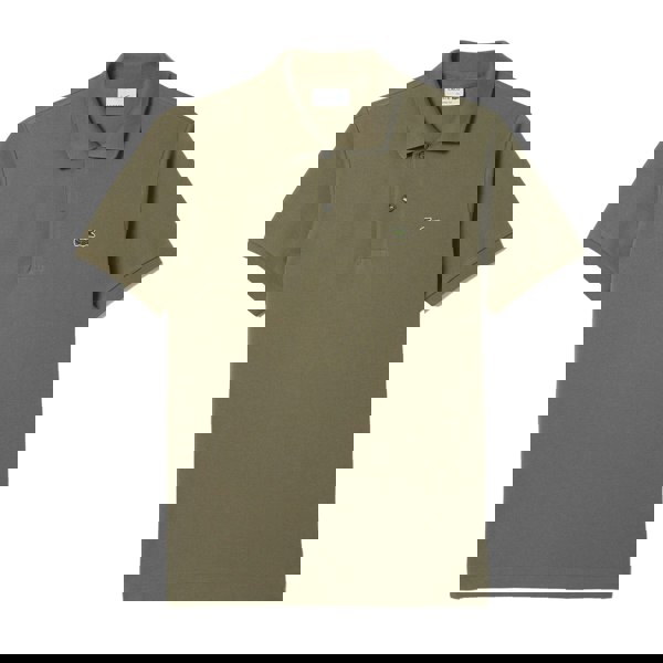 Lacoste Unisex Adult L.12.12 Pique Slim Polo Shirt - Khaki Green