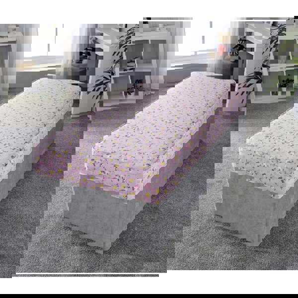 Starlight Beds Kids Range Pink Unicorn Mattress - 6.5" Deep, Soft Quilted Sleep Surface