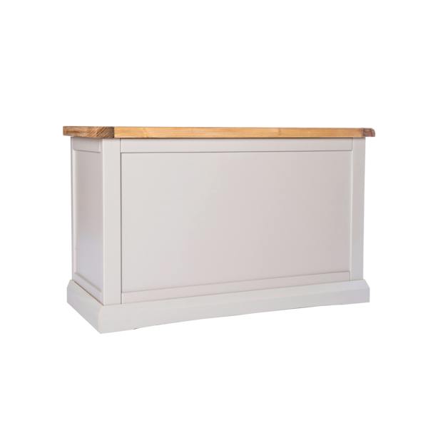 Cabinet Bits Loreo Light Grey Blanket Box Ottoman