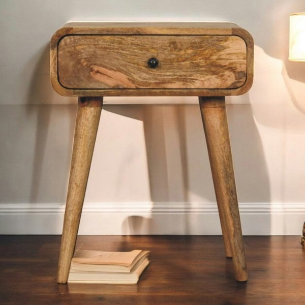 Artisan Furniture Avora Oak-ish Nightstand with 1 drawer