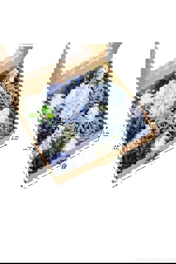 Living and Home Fake Flower Gift Box for Valentine’s Day Wedding