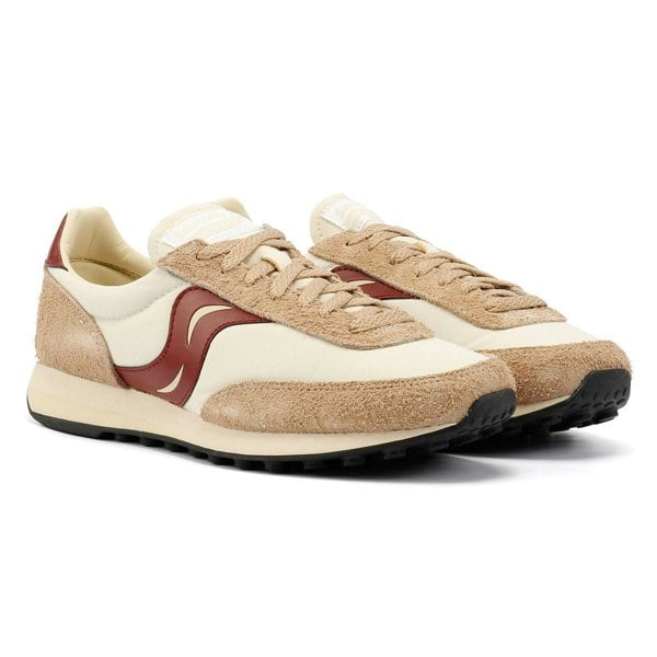 Saucony - S70883-2 Unisex Trainers 80 OG - Beige/Burgundy