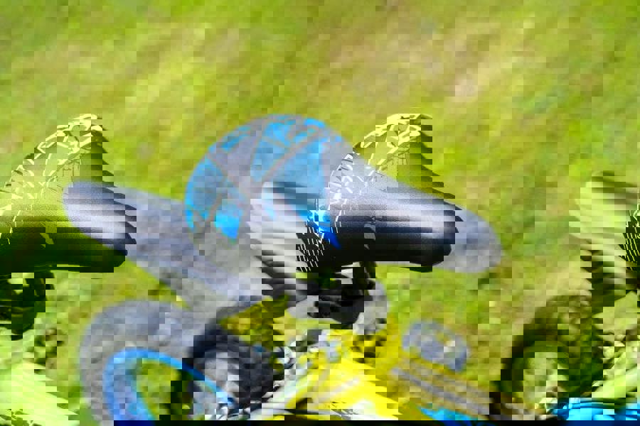 Huffy Pro Thunder 12" Kids Training Bicycle - Yellow/Blue