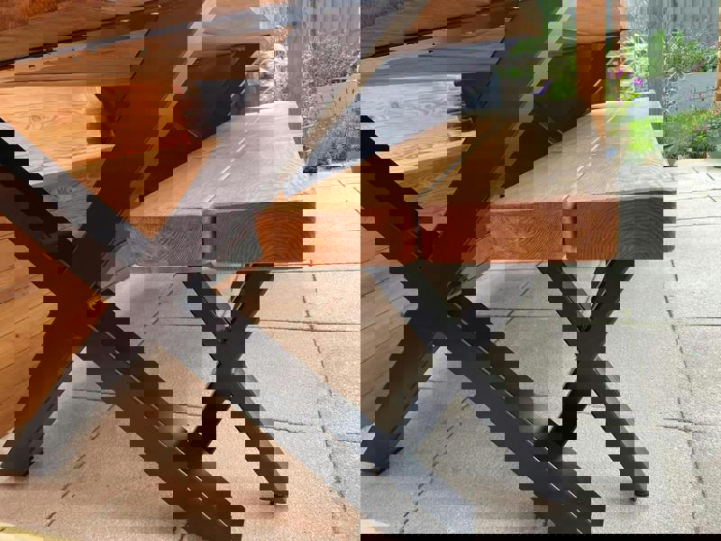 Chunky & Sturdy Outdoor Seating Bench - TRL Handmade Furniture