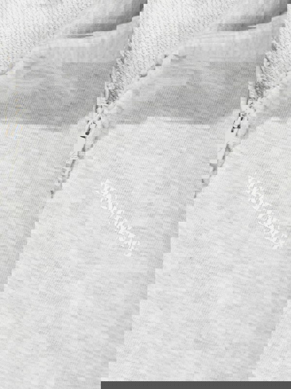 The Couture Club Kids Raw Seam Members Only Zip Up in Grey