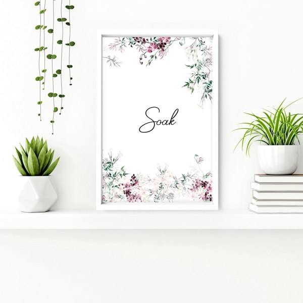 Artwork In Bathroom | Set of 3 wall art prints