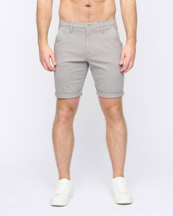 Duck and Cover Moreshore Chino Shorts Light Grey