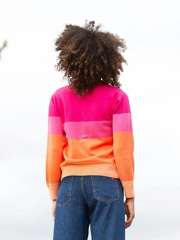 Kite Womens Organic Sandecotes Knit Cardigan Sunset