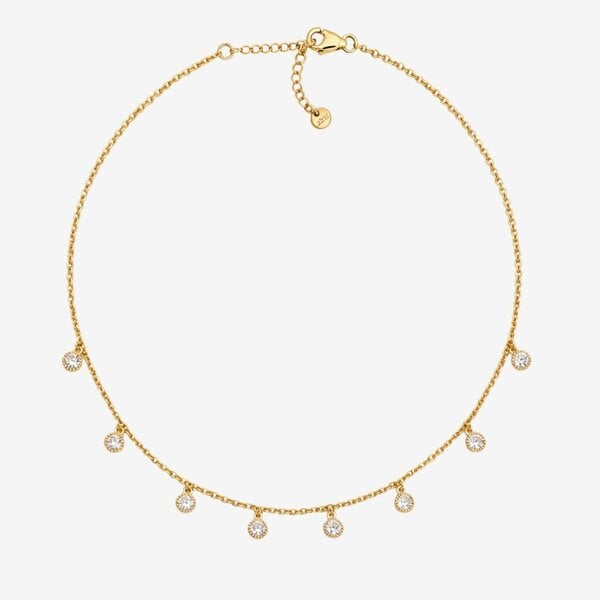 Uchi & Soto Enso Gold Circle Stone Necklace