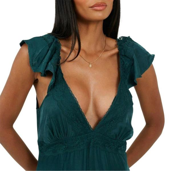 Brave Soul Womens/Ladies Regular Maxi Dress - Emerald - 