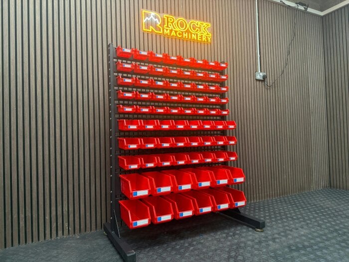 Rock Machinery Rock RT-050 Workshop consumables rack with boxes