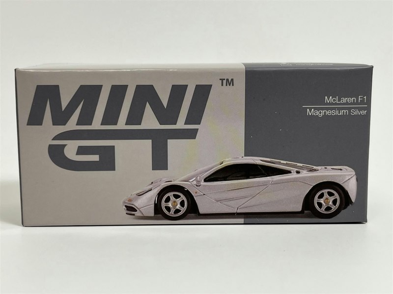 Mini GT McLaren F1 Magnesium Silver 1:64 Scale MGT00555L