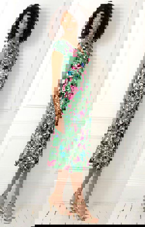 Alie Street London Sara Midi Dress - Paradise Green