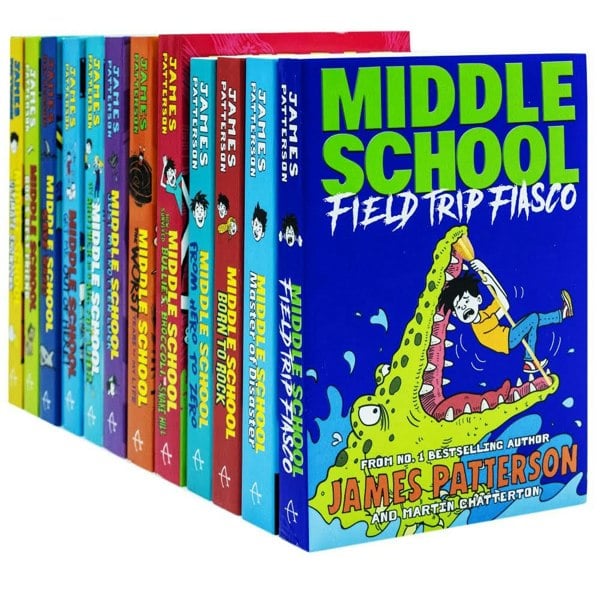 Middle School Series 12 Books Collection Set By James Patterson