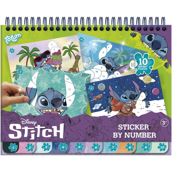 Stitch Sticker by Numbers - Blue