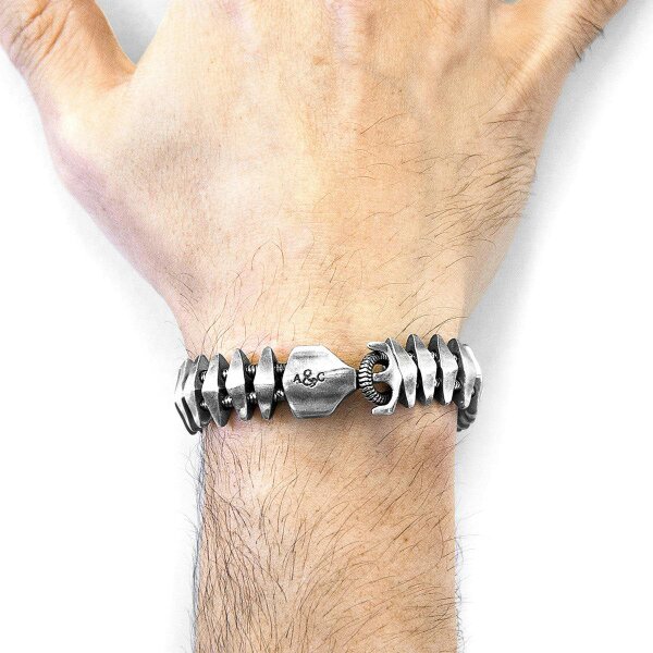 Anchor & Crew Delta Anchor Maxi Silver Chain Bracelet