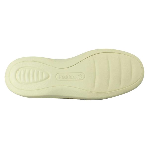 Padders Ladies Padders Leather Dual Zip Removable Insole Casual Shoes Repearl